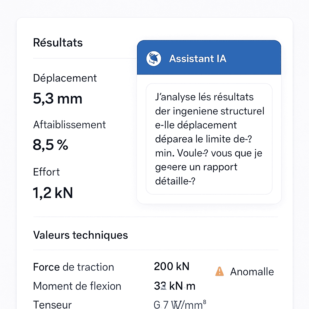 Analyse des resultats par l'intelligence artificielle